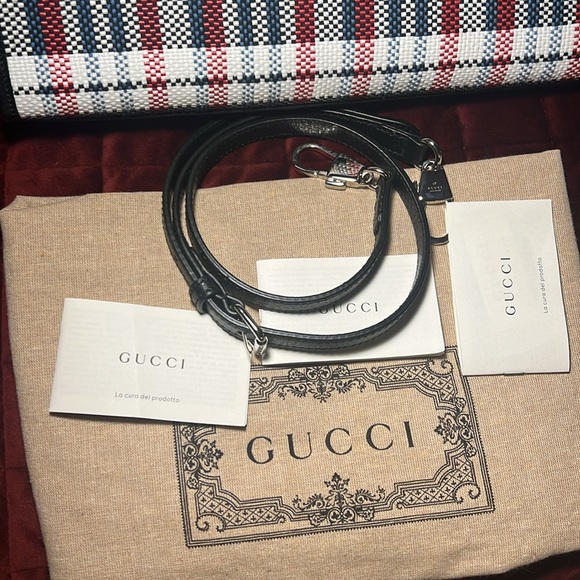 Gucci Embroidery Canvas Bag - Picture 10 of 12